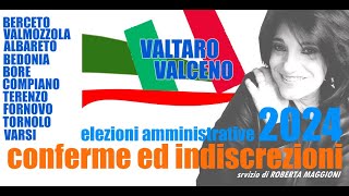 Elezioni amministrative 2024 Valtaro Valceno CONFERME ED INDISCREZIONI [upl. by Suoivatnod]