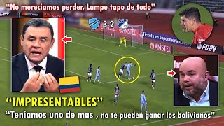 DESTROZADOS PERIODISTAS COLOMBIANOS REACCIONARON ASI A BOLIVAR VS MILLONARIOS 32 HOY [upl. by Dnalyaw]