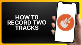 How To Record Two Tracks In GarageBand Tutorial [upl. by Aihsena]