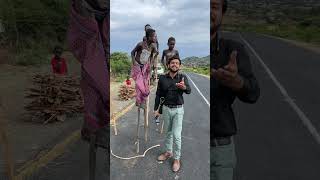 Boys walking on sticks in banna tribe thepaktrekker [upl. by Knut167]