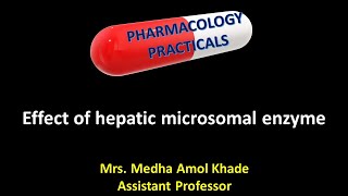 Effect of hepatic microsomal enzyme [upl. by Carmelle]