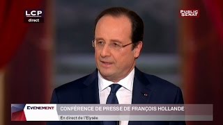 Conférence de presse de François Hollande  OPERATION SPECIALE 14012014 [upl. by Sherourd926]