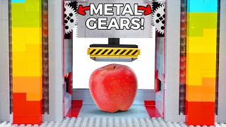 LEGO Mechanical Press with METAL GEARS [upl. by Nykal953]