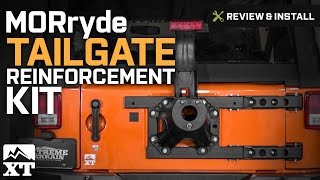 Jeep Wrangler MORryde Tailgate Reinforcement Kit 20072017 JK Review amp Install [upl. by Battiste]