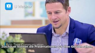 U Webinar  Bessere OnlinePräsentationen amp Webinare [upl. by Caves]