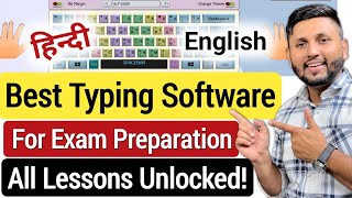 Best Typing Software For PC  हिन्दी amp English  Hindi Typing Software  Free Typing Software [upl. by Norene]