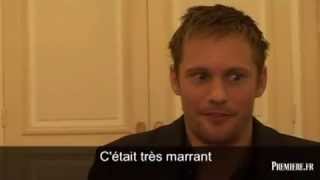 Alexander Skarsgård Interview with PremiereFRance  True Blood 2 Premiere  Paris 2009 [upl. by Jablon]