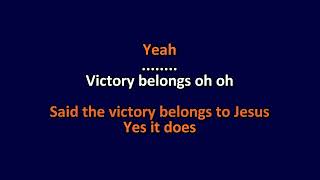 Todd Dulaney  Victory Belongs To Jesus  Karaoke Instrumental Lyrics  ObsKure [upl. by Perot936]