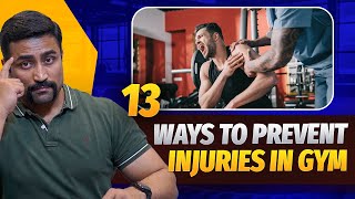 13 Ways to Prevent Injuries in Gym [upl. by Ailimac831]