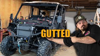 CFMOTO UForce 1000 XL gets gutted [upl. by Deborah680]