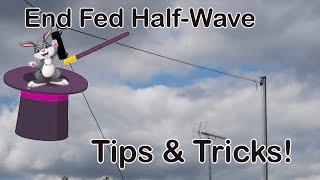 End Fed HalfWave Antennas  Tips and Tricks [upl. by Dierdre]