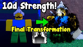 Becoming Strongest Fighter In Sword Fighters Simulator Roblox [upl. by Habas]