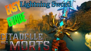 How to get the LIGHTNING SWORD in Citadelle Des Morts in Black Ops 6 Durendal Sword [upl. by Floridia]