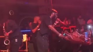 Burna Boy ft Seyi Vibez  Giza  Live Performance [upl. by Dylane]