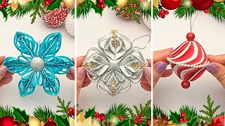 3 Diy Christmas Ornaments Craft Ideas 🎅 Beautiful Christmas Diy Decorations Ideas at Home [upl. by Ailhad]