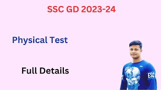 SSC GD 202324 Physical Test male or female Full Details Fmmanoj [upl. by Sewellyn]