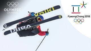 Superb first Run gets Oystein Braaten Mens Freestyle Skiing Slopestyle gold  PyeongChang 2018 [upl. by Ardnuek]