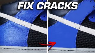 FIXING THE WORLDS MOST CRACKED SHOE How to Fix Cracked Leather Shoes DIY [upl. by Schonthal70]