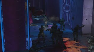 Halo HAVOC MOD Pillar of Autumn Ai Battle [upl. by Aibos]