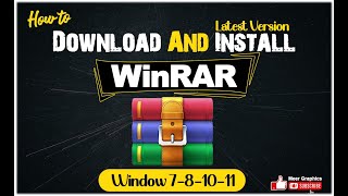 How to Download and Install Winrar on Window 10 And 11 [upl. by Amaleta]