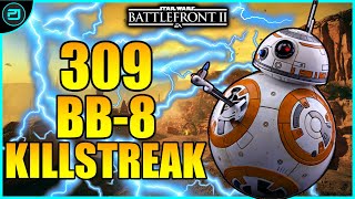 Star Wars Battlefront 2 309 BB8 KillstreakGameplay [upl. by Cherry969]