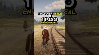 ¿Cómo de GRANDE es el MAPA de RDR 2 en la VIDA REAL 🤔🚶 reddeadredemption2 rdr2 rockstargames [upl. by Neumeyer373]