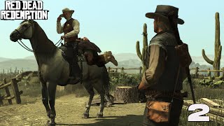 John amp Bonnies Epic Horse Race  Red Dead Redemption 1 [upl. by Lehcear]