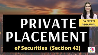 Private Placement Company Law [upl. by Wadlinger]