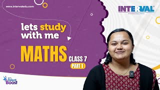 Class 7  Maths Part 1  Interval Talent Boost  Math problemsolving [upl. by Yllrebmik840]