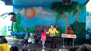 Fresh Beat Band Go Bananas Sesame Place [upl. by Ahsam]