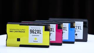 LEMERO Replacement HP 962XL Ink Cartridges Install Guide [upl. by Elawalo]