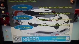 DiagnÃ³stico de um Honda Civic com o scanner NAPRO [upl. by Sorel]