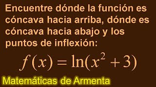 concavidad y puntos de inflexion clase 27 [upl. by Grath175]