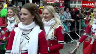 Rosenmontagszug 2017  eine Zusammenfassung [upl. by Malilliw]