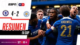 ¡PARTIDAZO DE LOS BLUES Y UNA CLASIFICACIÓN AGÓNICA A SEMIS  Chelsea 42 Leicester  RESUMEN [upl. by Leisam157]