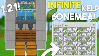 Bonemeal Farm for Minecraft Bedrock 121  works after 12130 [upl. by Ayotak230]