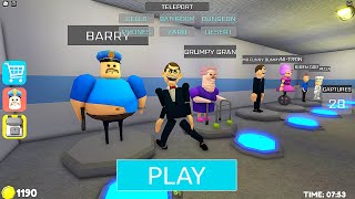 PLAYING As All NEW Barry MORPHS AND USING ALL POWERS  NEW BARRYS PRISON RUN OBBY [upl. by Frayda]