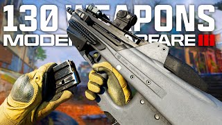 Modern Warfare 3 All 130 Weapons Coming amp EVERYTHING You Need to Know [upl. by Assel940]