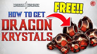 How to Get Dragon Crystals in MK1 FOR FREE Mortal Kombat 1 Guide [upl. by Sirron671]