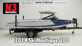 2014 Nautique 200  Admiral Blue  Walk Through  N3 Boatworks [upl. by Pachton11]