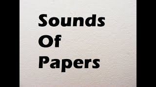 Papers Sound Effects All Sounds 2 [upl. by Yreme]