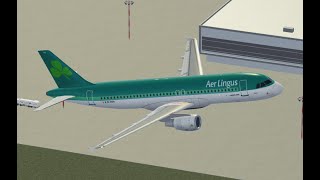 Aer Lingus a320 departing Anhedral Airport  Aeronautica  read description [upl. by Idnek]