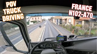 Pov Truck Driving  France N102A75 [upl. by Armillas579]