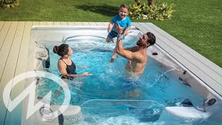 Family and Fun with Michael Phelps Discover Michael Phelps Signature Swim Spas [upl. by Atikihc]