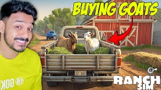 I Bought Expensive Goats  Ranch Simulator Part 5 [upl. by Allicirp344]