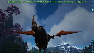 ARK Survival Evolved Day 612 on Crystal Isles taming the Awesome Flying Woolly Rhino [upl. by Gnohc596]