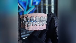 Handcrafted icedout grillz just for you 🔥 [upl. by Jordison496]