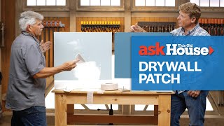 How to Patch a Drywall Hole  Ask This Old House [upl. by Ivah413]