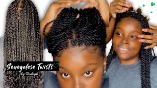 Senegalese Twists Tutorial [upl. by Andria534]