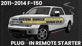 20112014 FORD F150 Remote Starter Activation amp Programming Demo F4V10 fordf150 remotestarter [upl. by Enyar]